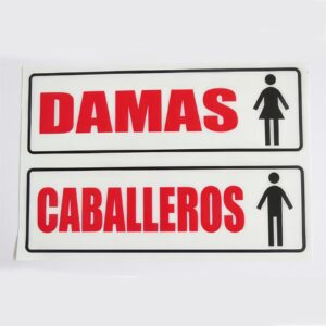 rotulo-baños-damas-caballeros